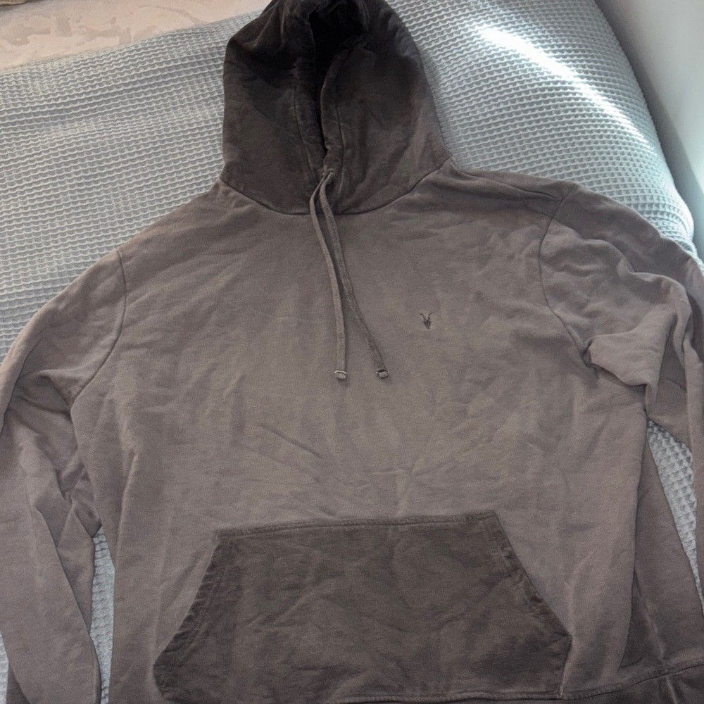 All Saints Charcoal Hoodie
